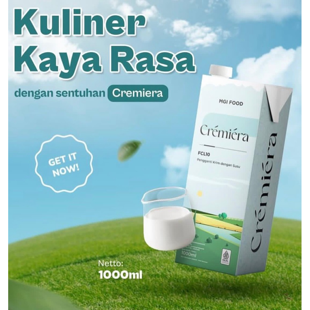 

CREMIERA - Produk krimer mengandung susu kemasan 1 Liter