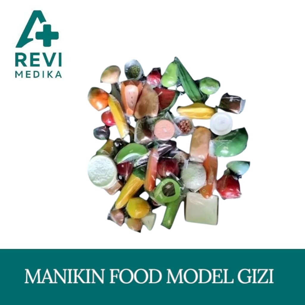 Manikin Food Model Gizi Isi 51Pcs / Manekin Food Model Gizi Isi 51Pcs