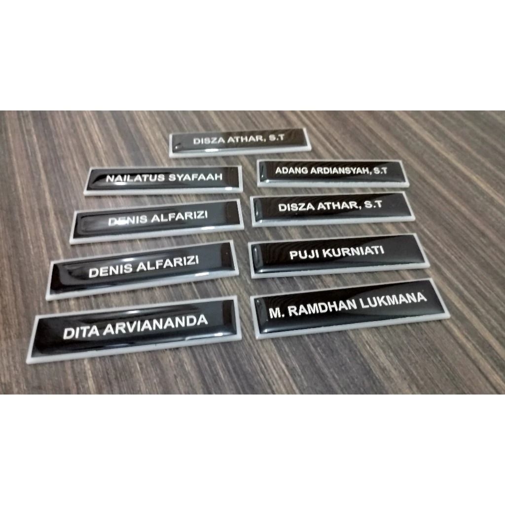 

NAME TAG Magnet/Peniti Untuk Pegawai/Guru/PNS