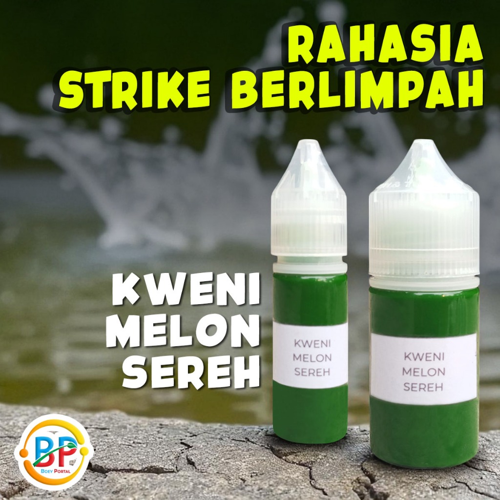 MENARIK Essen Oplosan Kweni Melon Sereh Mancing Ikan Mas Strike Berlimpah Semua Cuaca Siang Malam