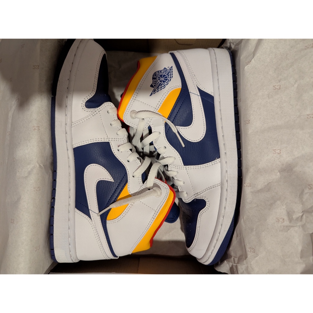 AJ1 Mid Laser Orange Second 10.5 44.5 AJ One Air