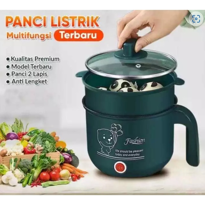 Panci Listrik Serbaguna/ Electric Multifungsi/ Panci Kukus Electric