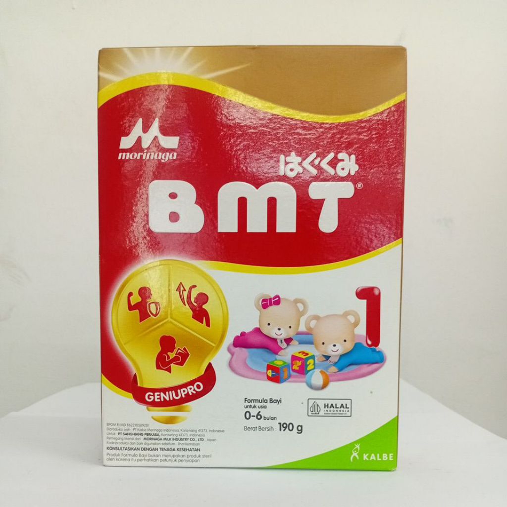 MORINAGA BMT 1 - SUSU BAYI 0-6 BULAN 190g