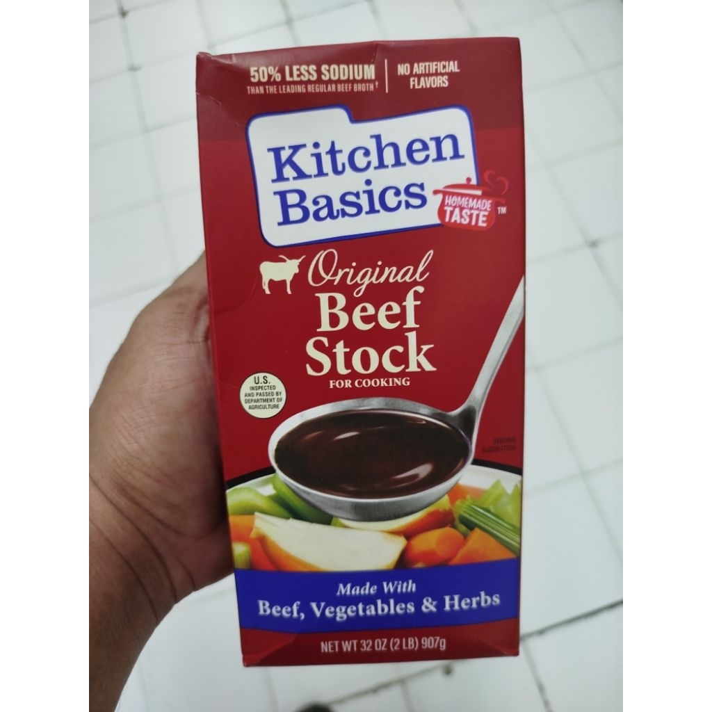 

KICTCHEN BASICS BEEF STOCK UNSL 32OZ/907G