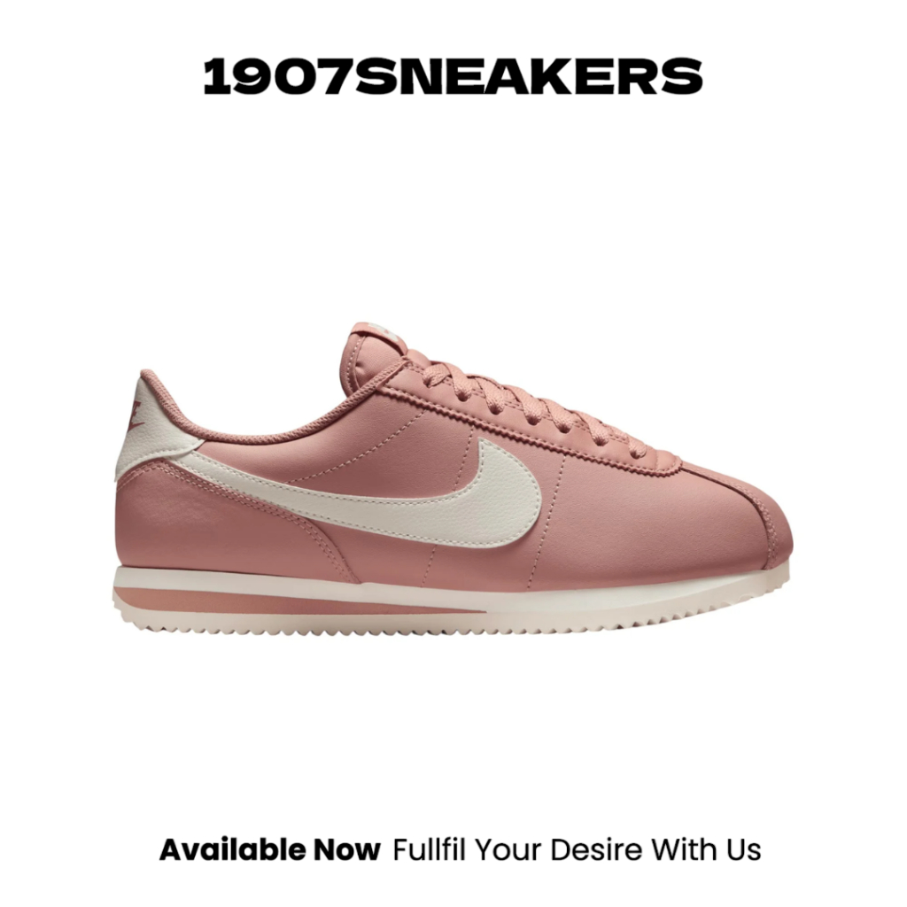 Sepatu Sneakers Wanita Nike Cortez - Particle Pink/Sail NIKDN1791600