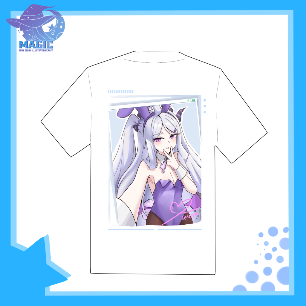 Kaos T Shirt Blue Archive Sorasaki Hina