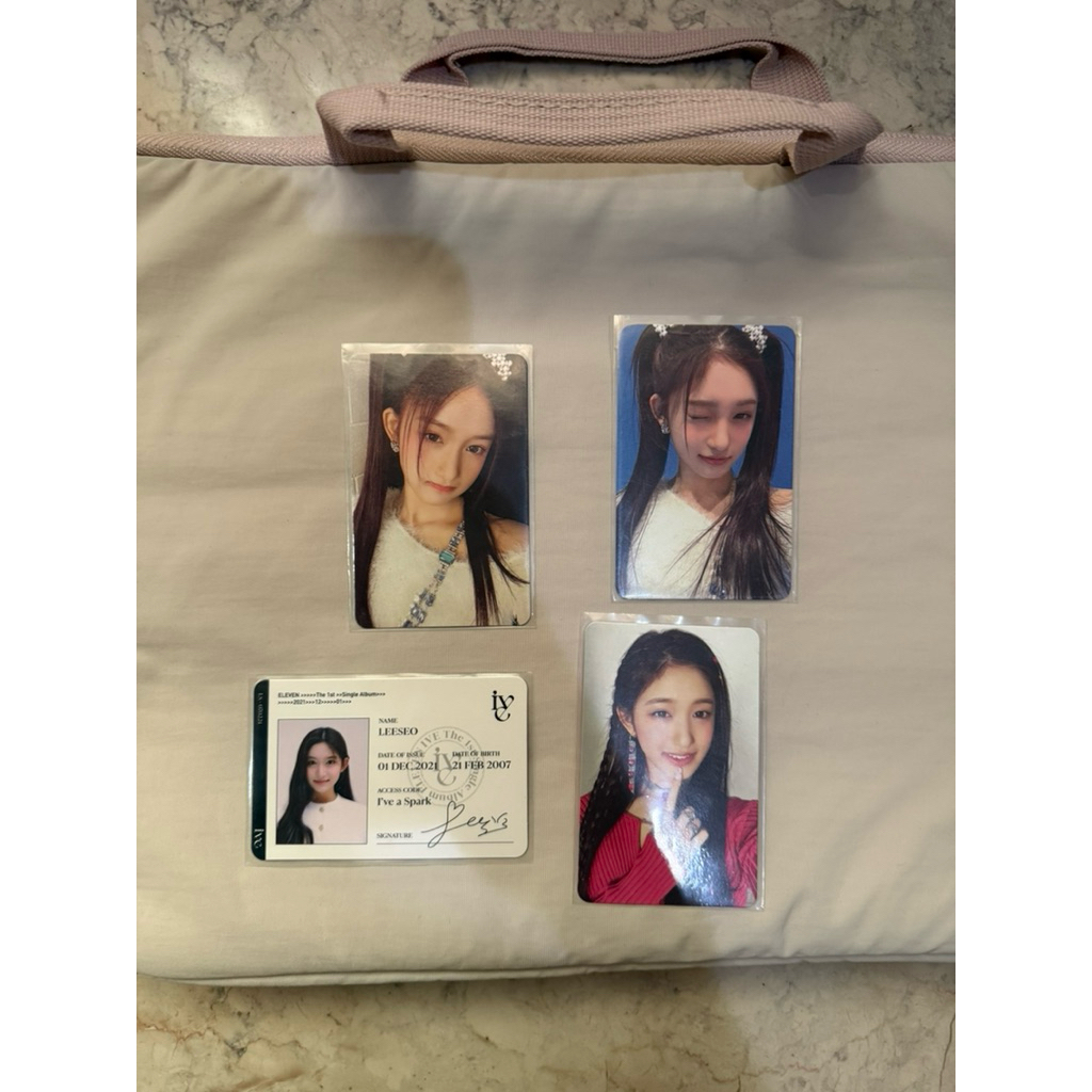 IVE Leeseo Album photocard POB (love dive) ktown4u