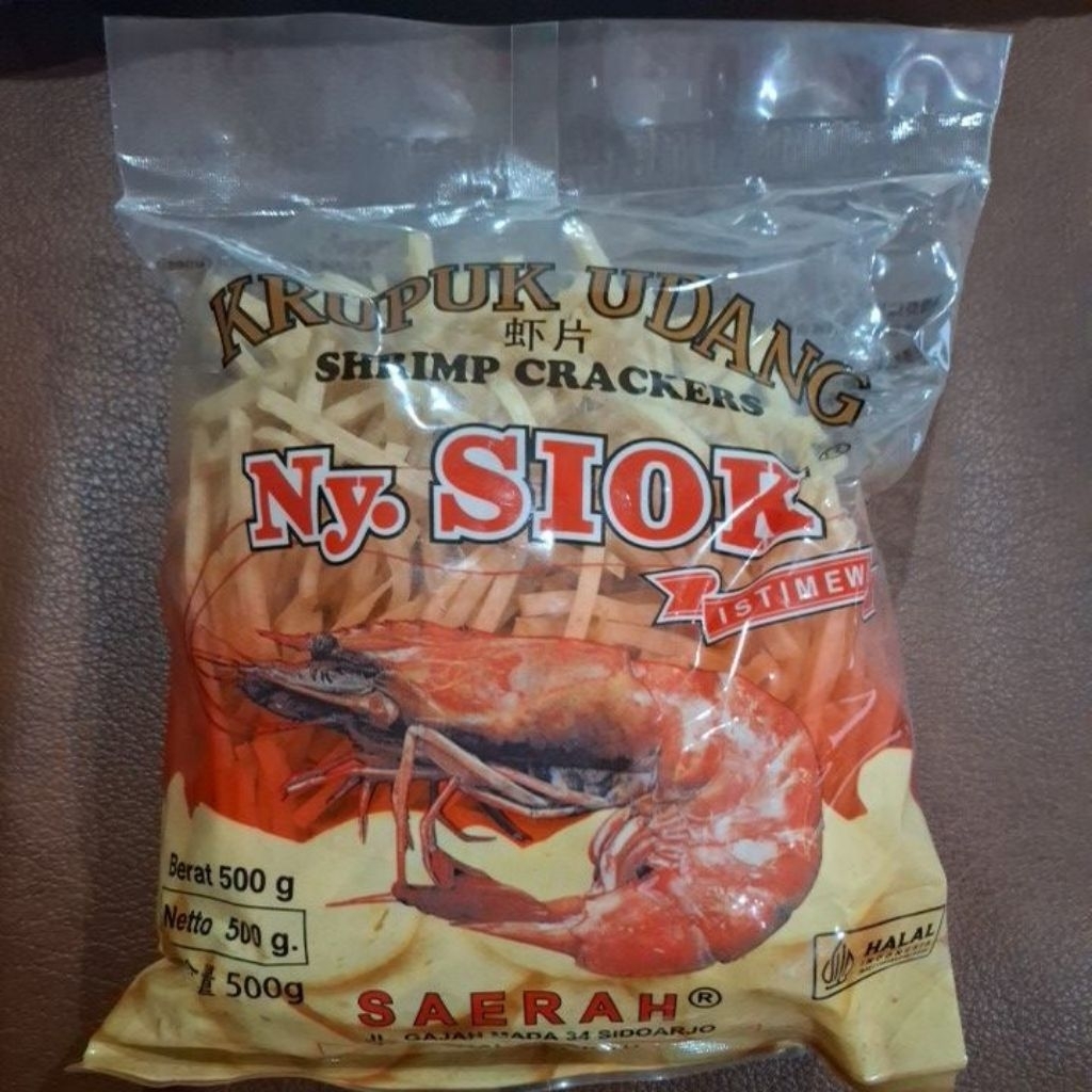 

Kerupuk/Krupuk Udang Ny Siok Stik 500 gr