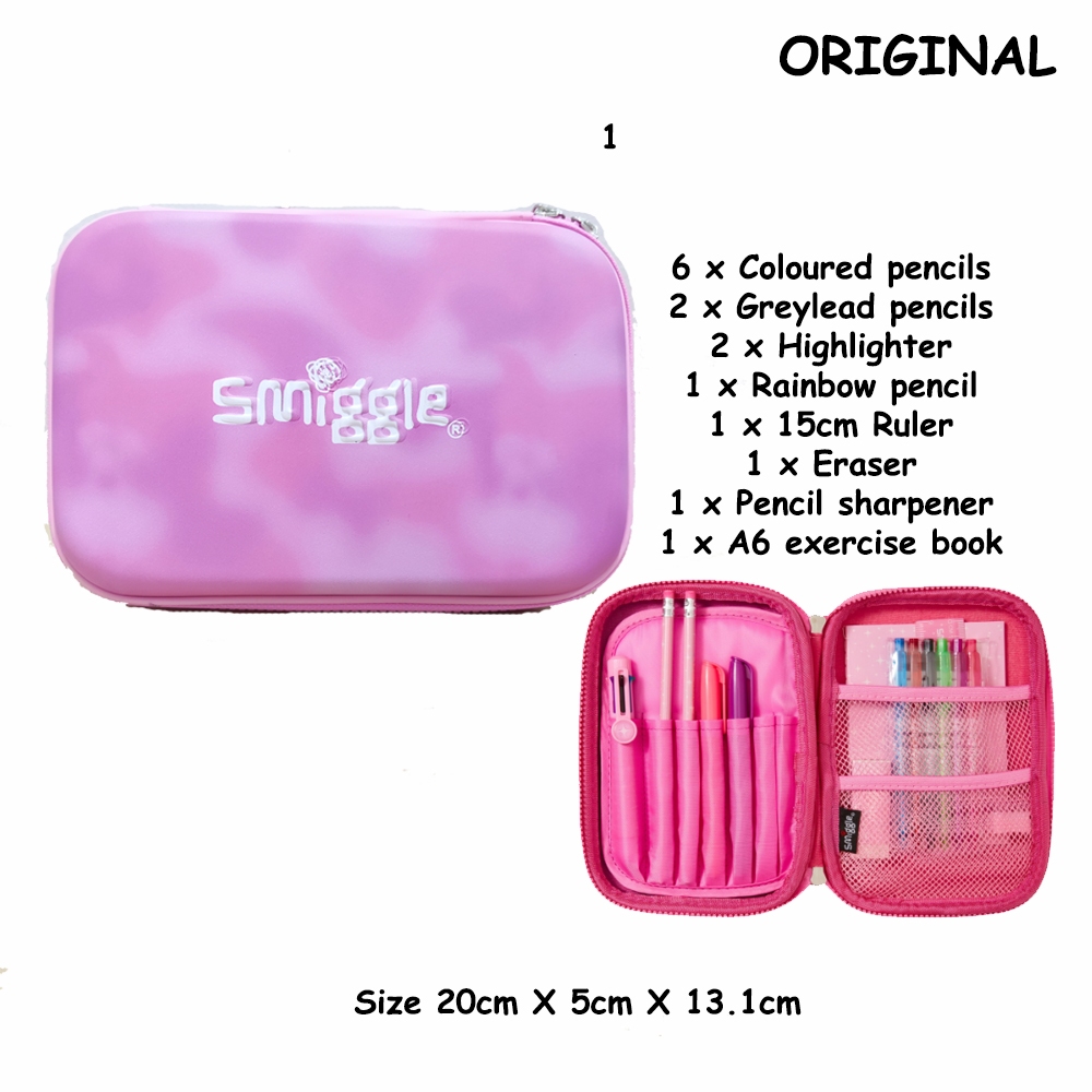 

KOTAK PENSIL 1 SET SMIGGLE | 100% ORIGINAL