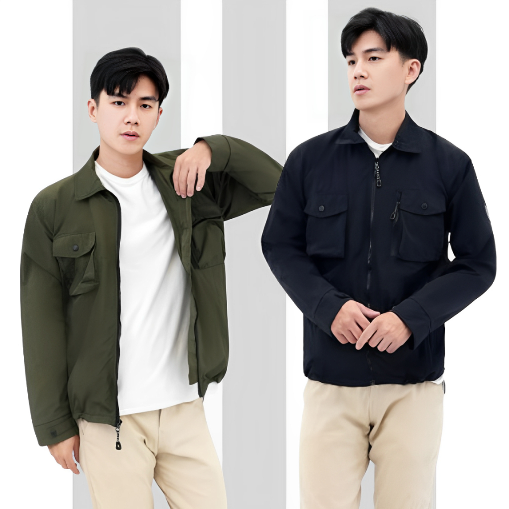 Overshirt Jacket Cringkle Overshirt Jacket - Buckingham Black