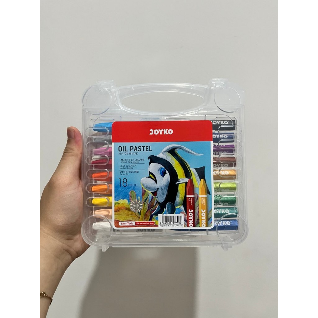 

Crayon Joyko Krayon Oil Pastel 18 warna / Krayon Joyko