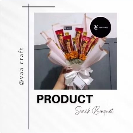 

Snack bouquet atau buket makanan isinya bervariasi bisa untuk hadiah pasangan hadiah untuk teman dll