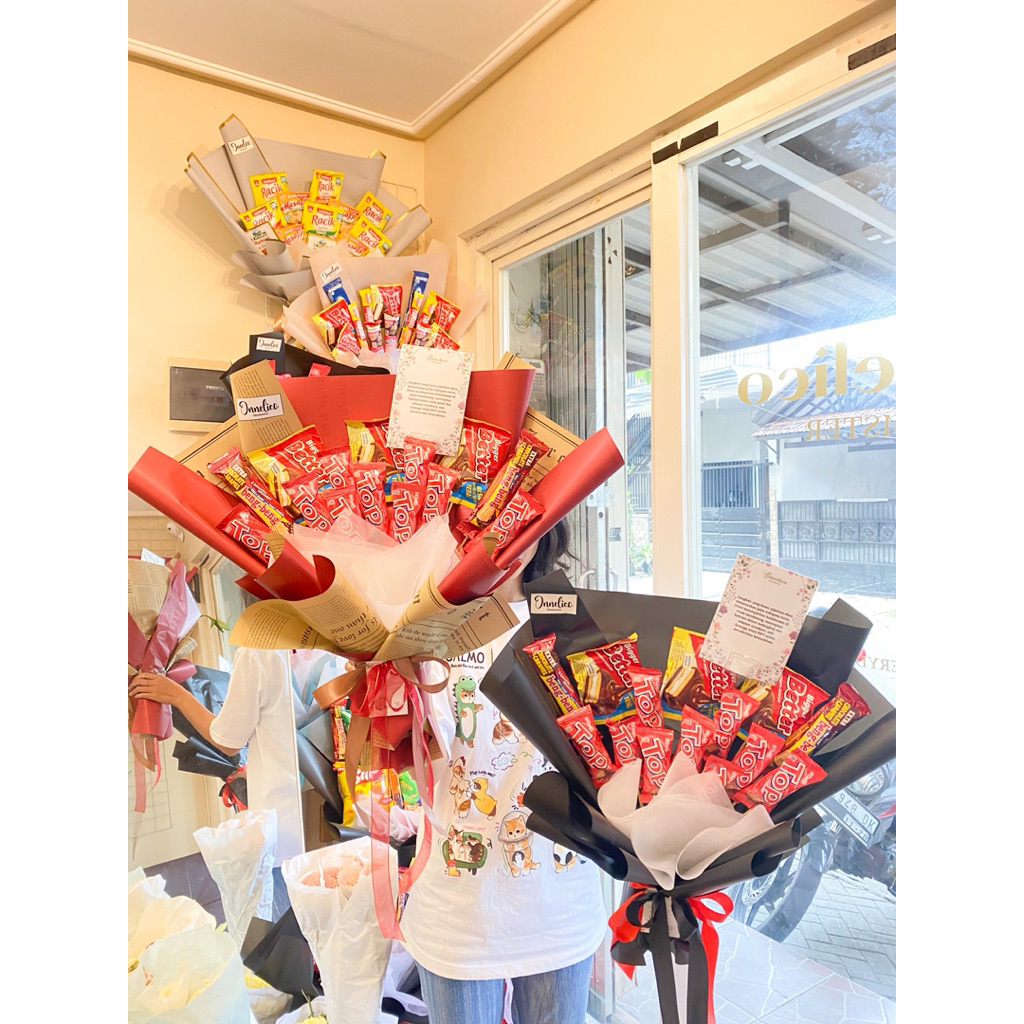 

Bouquet Snack 02 Onnelico Blomster - Buket Snack Malang