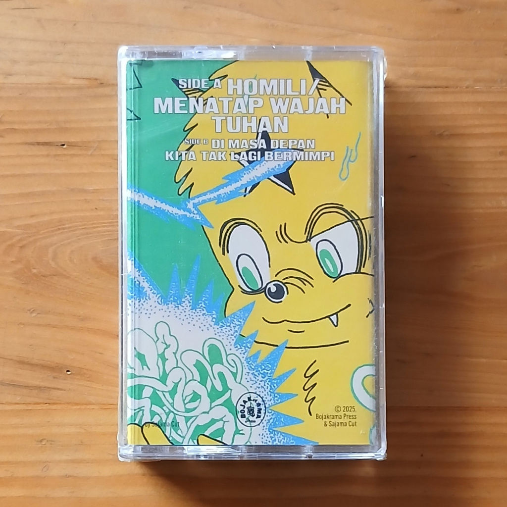 Kaset Pita SAJAMA CUT - Homili/Menatap Wajah Tuhan & Di Masa Depan Kita Tak Lagi Bermimpi (Maxi-Sing