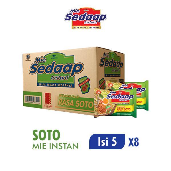 

Sedaap Mie Instan Soto 75 gr (Isi 40 pcs)
