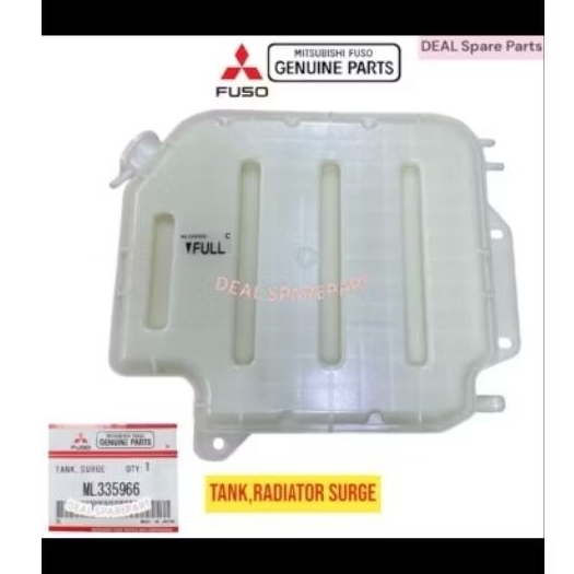 TABUNG RADIATOR CANTER EURO 4 ORIGINAL MITSUBISHI ML335966 TANK RADIATOR SURGE Tangki air radiator c