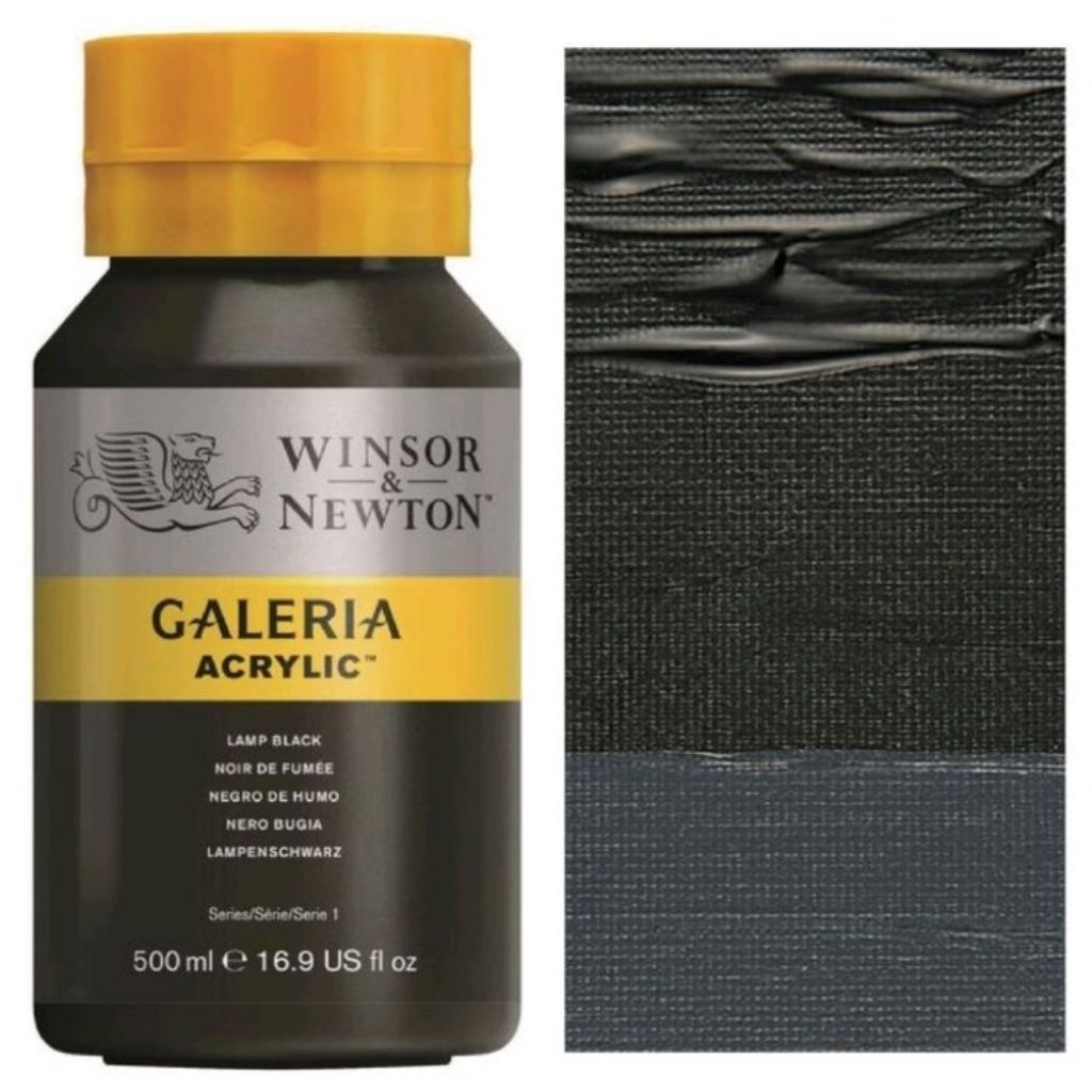 

GALERIA ACRYLIC PAINT 500 ML LAMP BLACK WINSOR & NEWTON