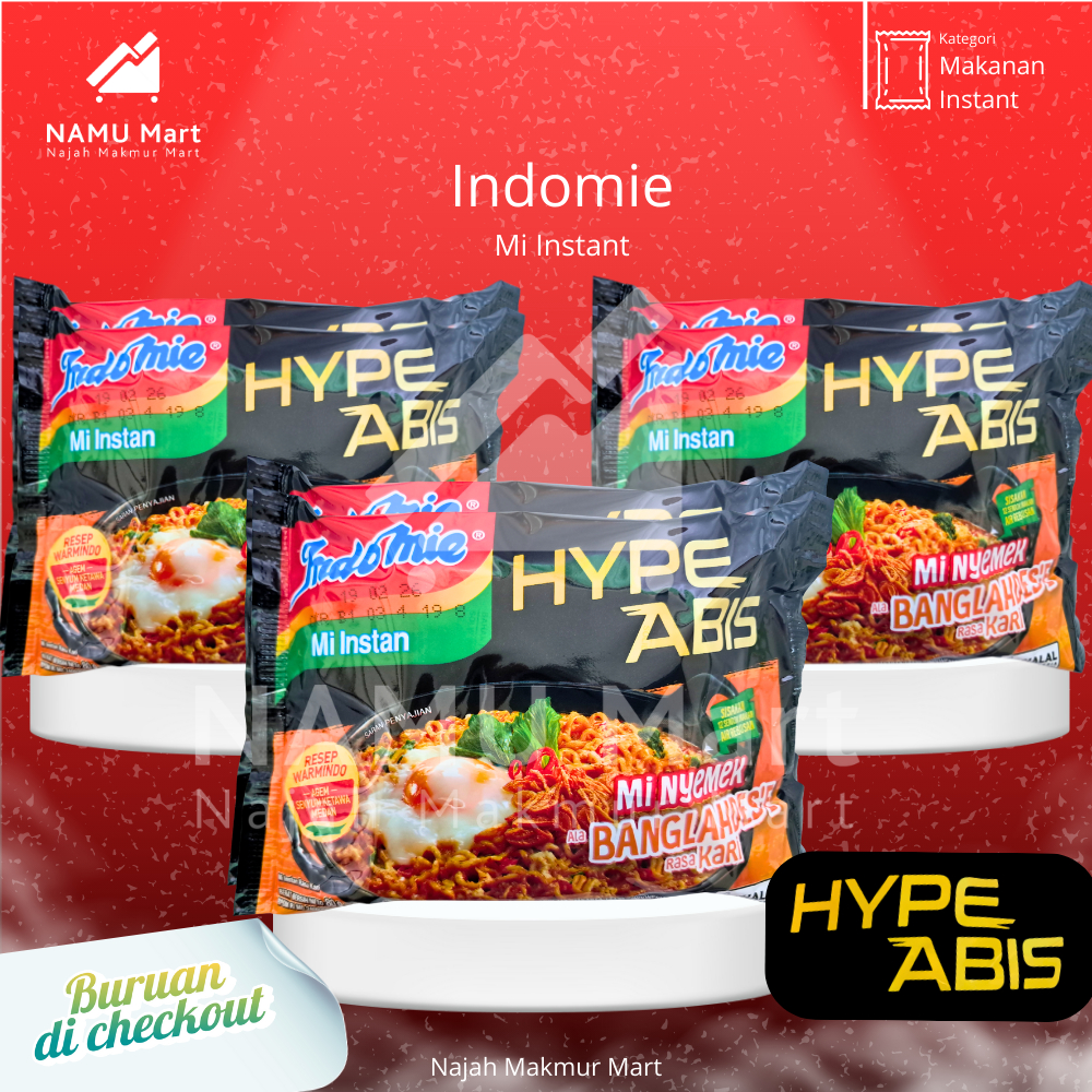 

INDOMIE HYPE ABIS MI INSTAN RASA NYEMEK BANGLAHDES'E (Rasa Kari)
