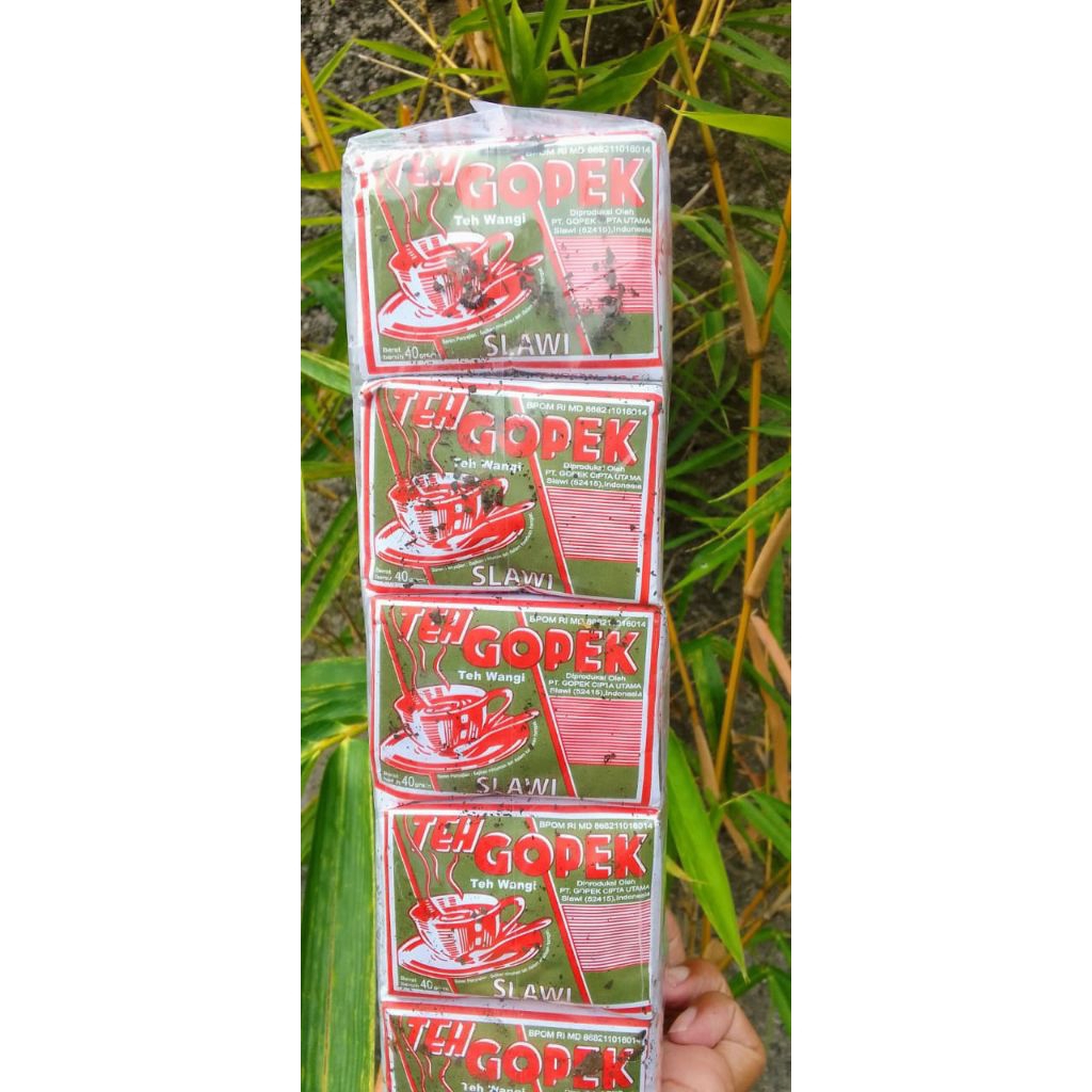 

TEH GOPEK isi 10 bungkus @ 40 gram ES TEH JUMBO