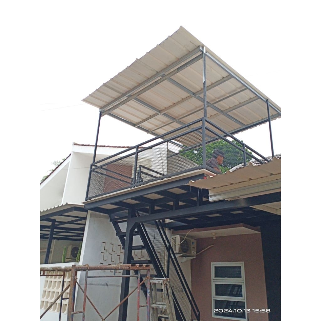 kanopi mezzanine outdoor mezzanine besi