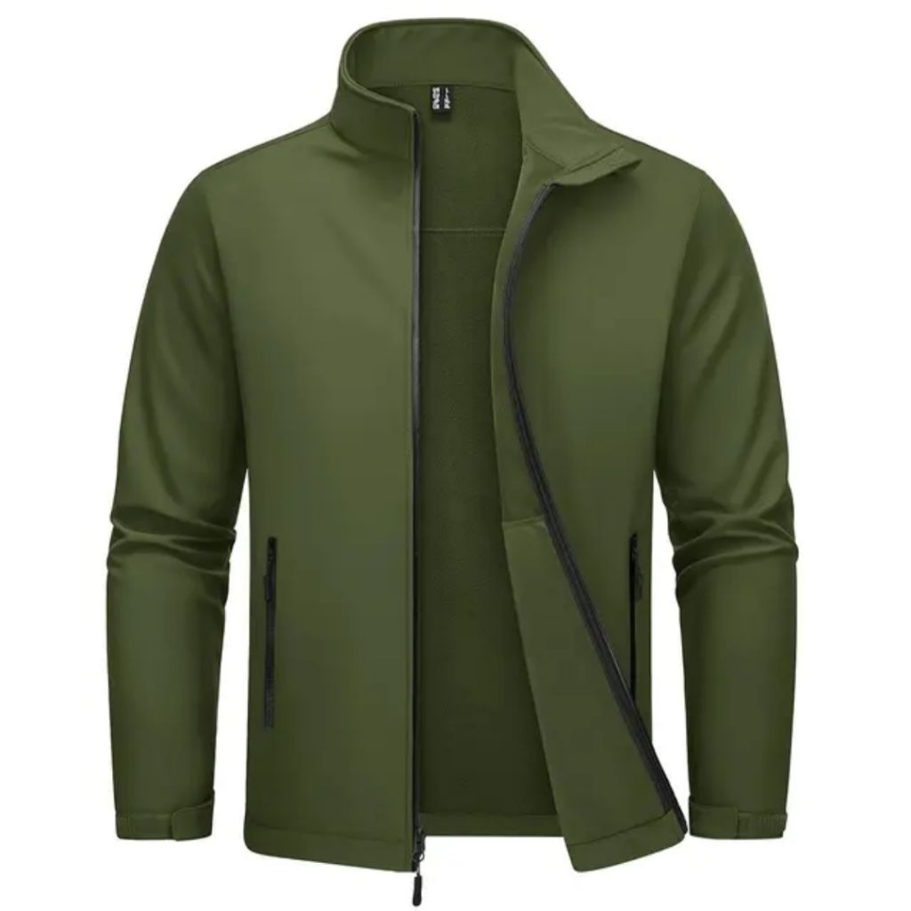 jaket pria resleting waterproof