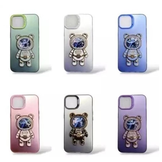 Samsung S22 ultra / S22 / S22 plus CASE IMD LUXURY POLOS HARD CASE + STAND ASTRONOT CROME