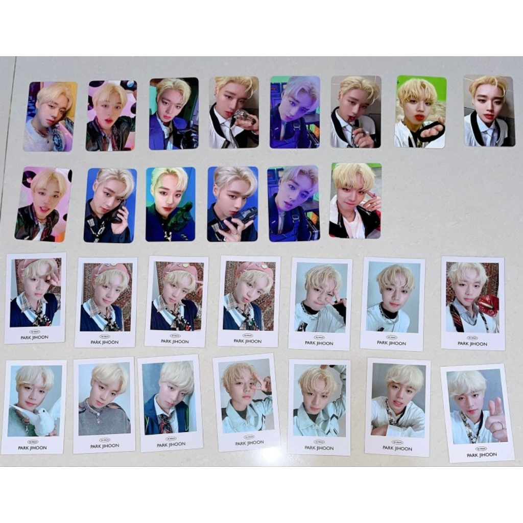photocard album park jihoon MESSAGE