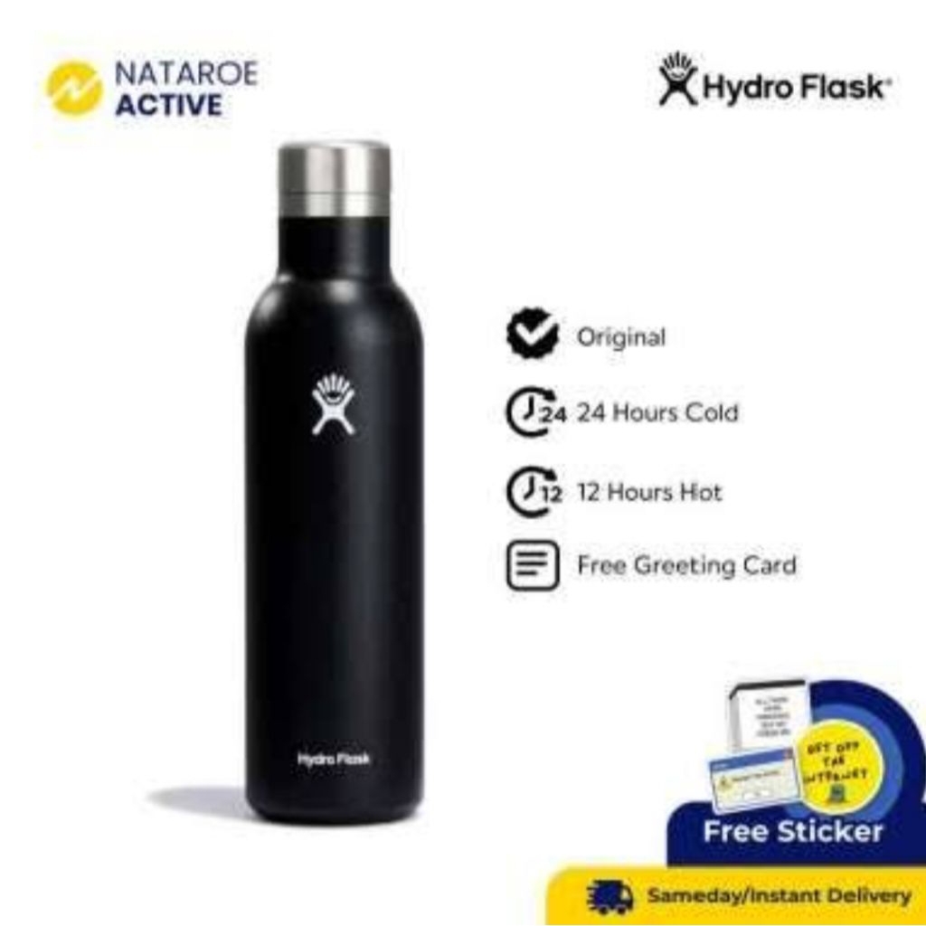 Tumbler termos hitam 500ml 1 Box