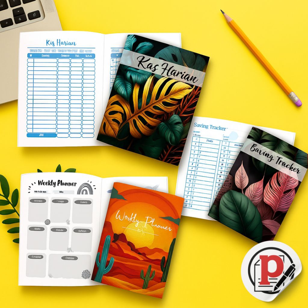 

Buku Kas Harian / Weekly Planner / Saving Tracker / Buku Agenda Saving Tracker Dan Buku Kas