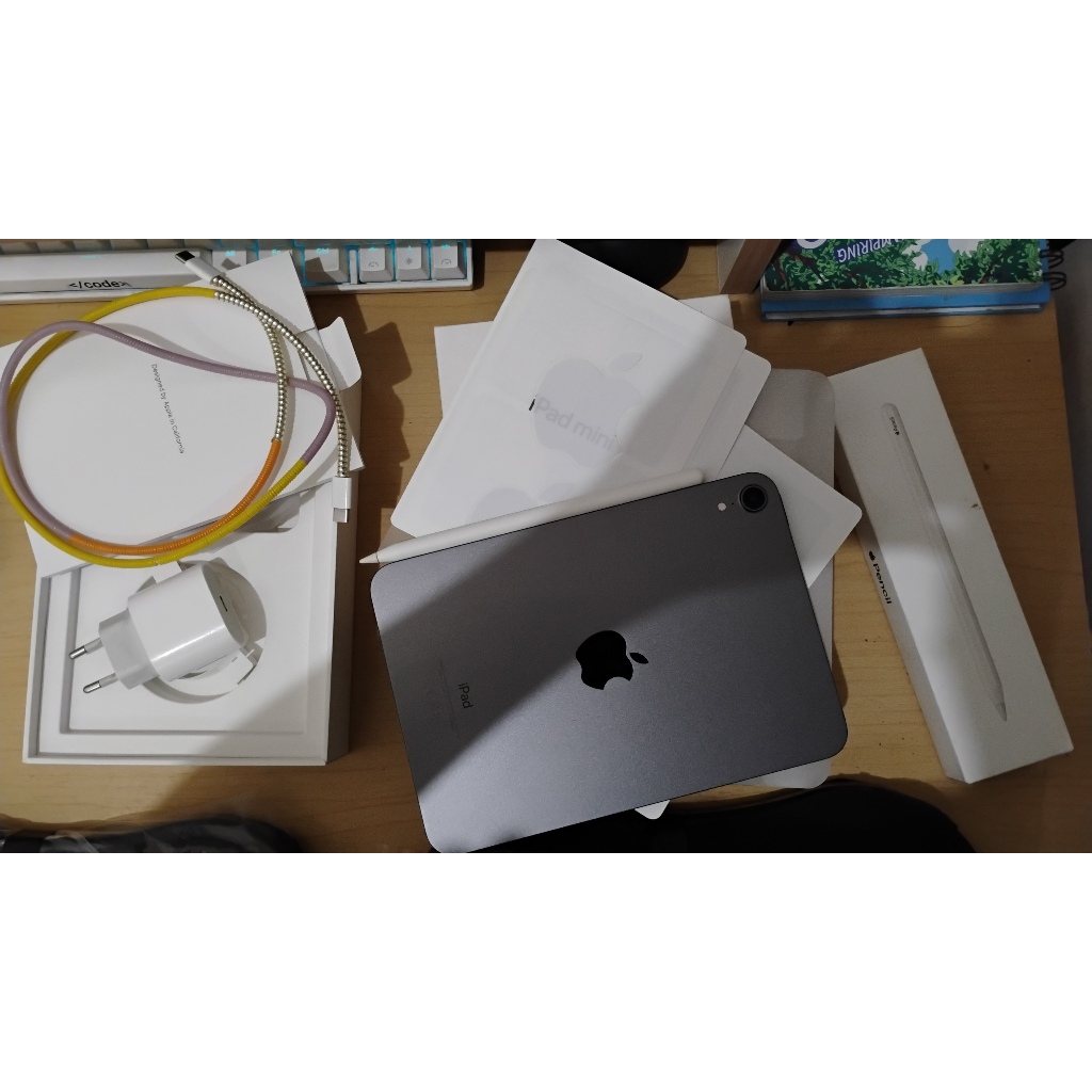 Ipad mini 6 64GB + apple pensil gen2 - bekas