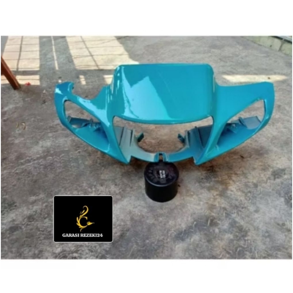 batok kepala depan Yamaha Fiz R Vega R lama warna hijau