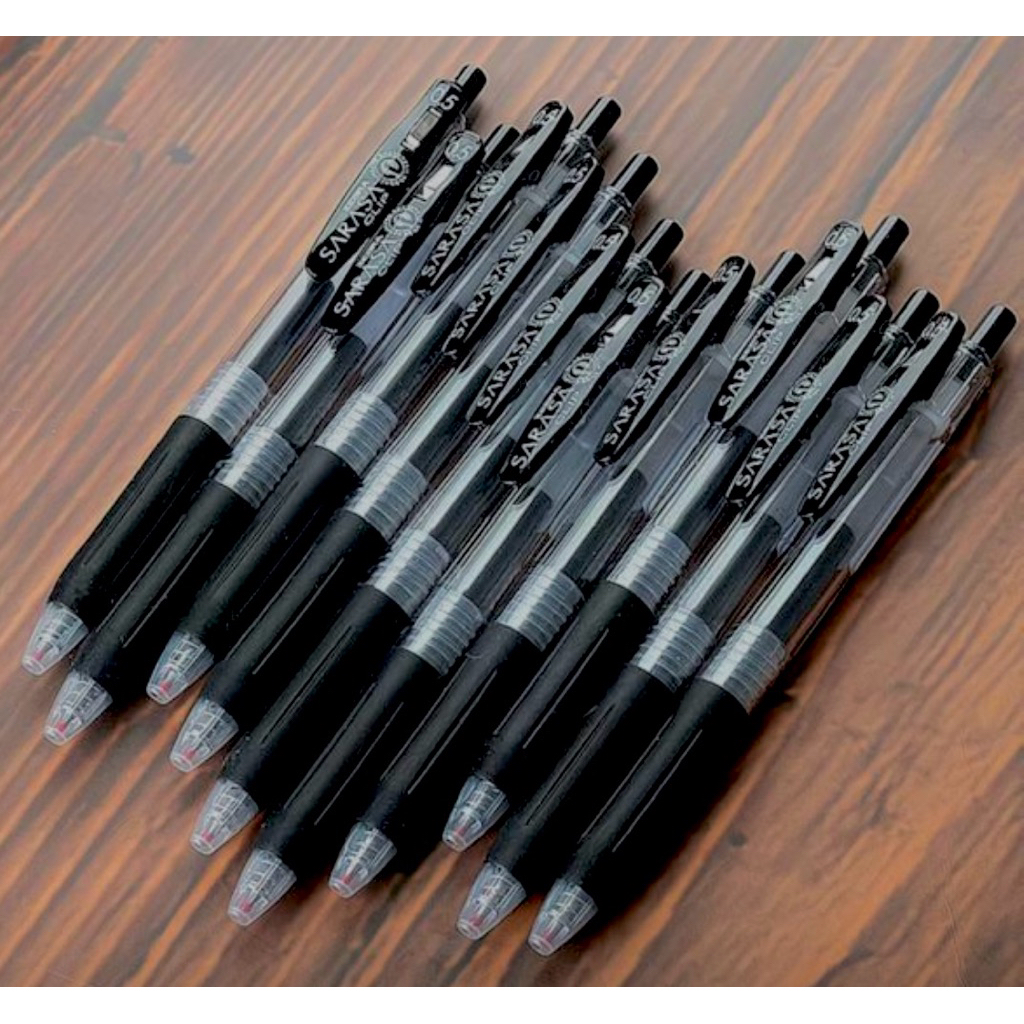 

Zebra pulpen SARASA clip 0.5mm hitam / SARASA CLIP JJ15 0.5 black