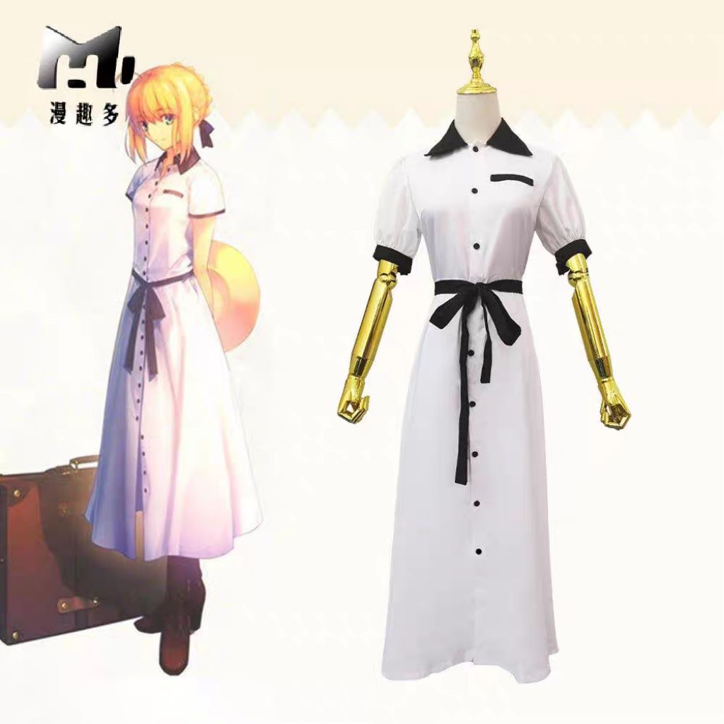 saber fgo dress costum cosplay