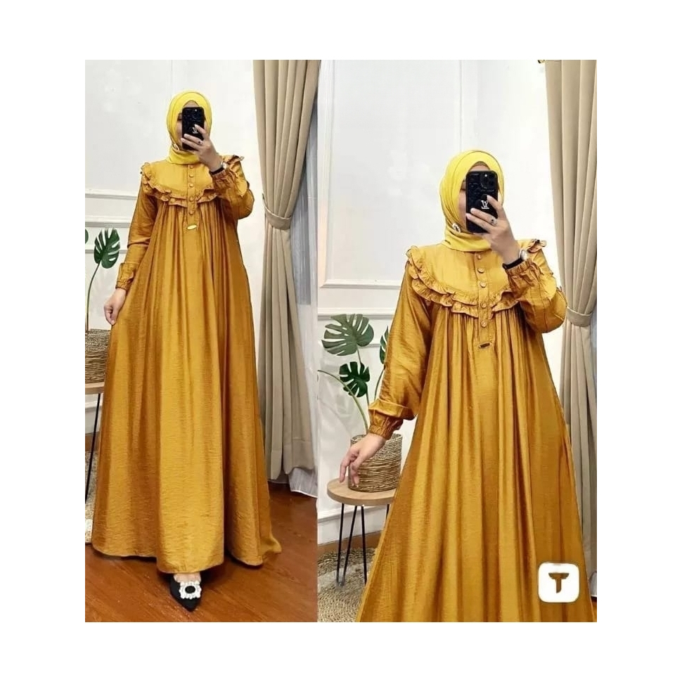 SAMIRA DRESS CRINKLE AIRFLOW JUMBO - GAMIS CRINKLE AIRFLOW PREMIUM