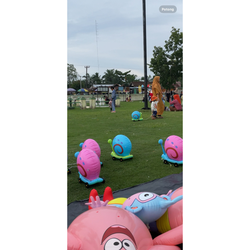 balon tiup karakter gery