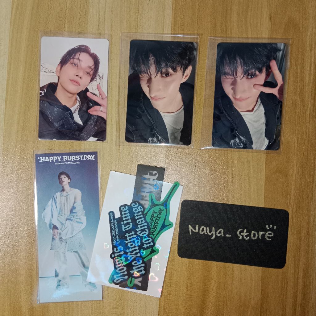 Photocard Official Joshua DK Wonwoo Seventeen Album - HAPPY BURSTDAY NEW ESCAPE POB HMV TOWER RECORD