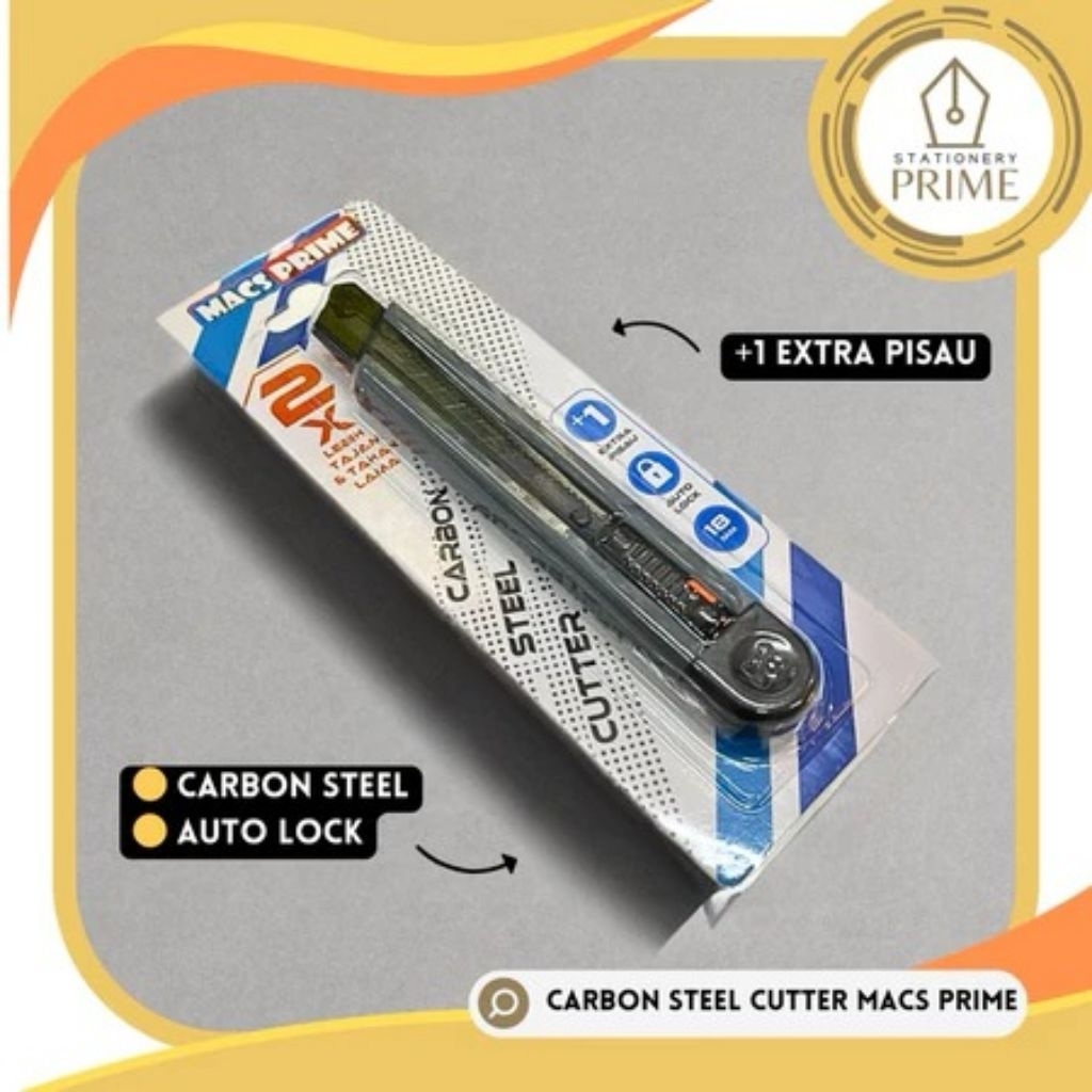 

Carbon Steel Cutter / Pisau Cutter Besi Besar MACS PRIME [PIECE]