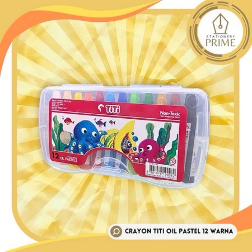 

Crayon TITI Oil Pastel 12 Warna