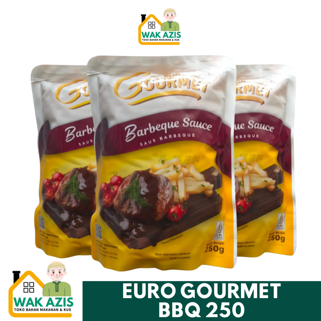 

Euro gourmet saus Barbeque 250 gr bbq sauce