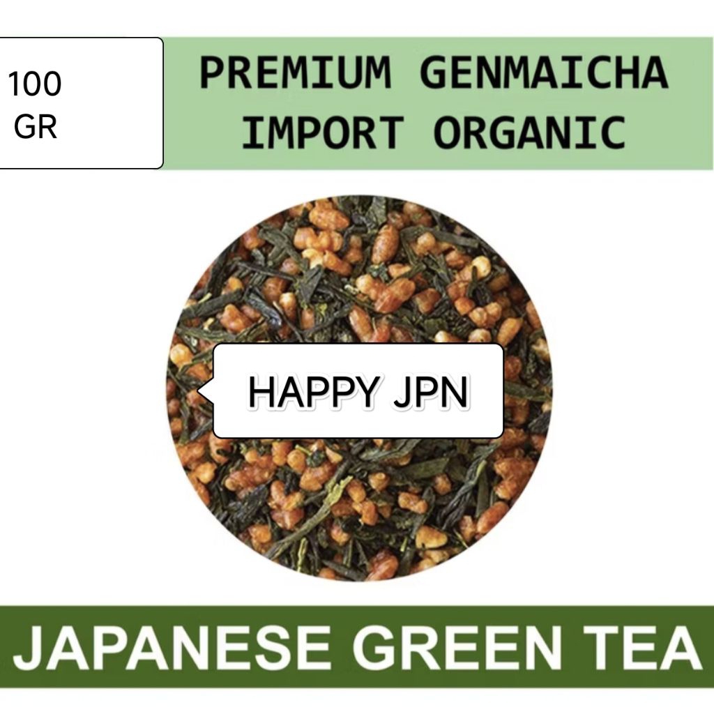 

Kazu Genmaicha 100gr Japanese Roasted Green tea