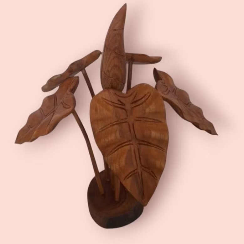 Bunga Hias Kayu Jati Bunga Ukir Jati Tanaman Hias Kayu Jati Bunga Kayu Jati Solid