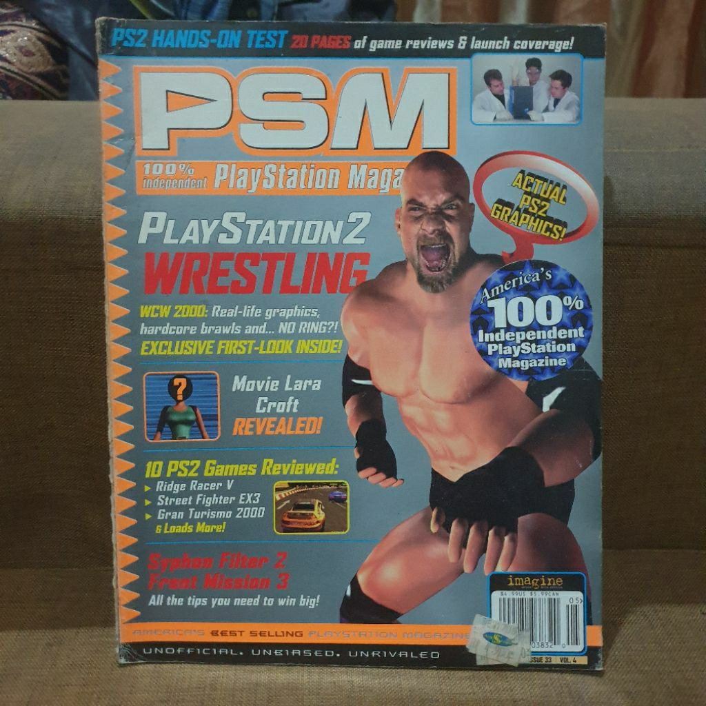 Majalah Game Import Vintage PSM Playstation 2 Magazine Issue 33