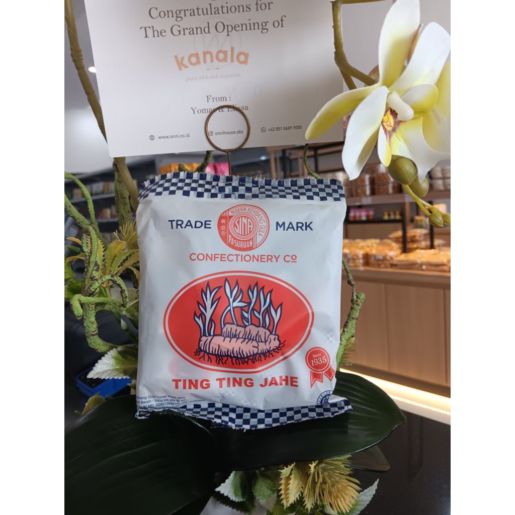 

SinA Ting Ting Jahe 100gr || Permen Jahe
