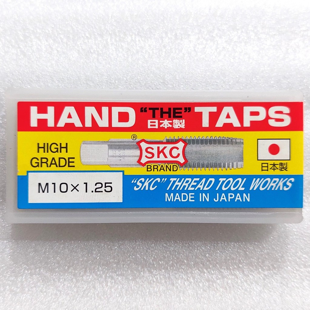 SKC Hand Taps M10 x 1.25 - ORIGINAL Made in Japan - Tap Tangan / Tap Ulir / Mata Senai Set