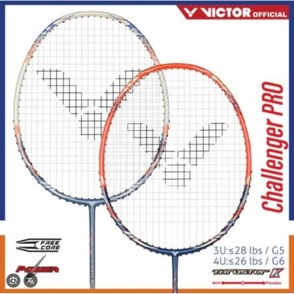 RAKET VICTOR CHALLENGER 9500 PRO Free Senar