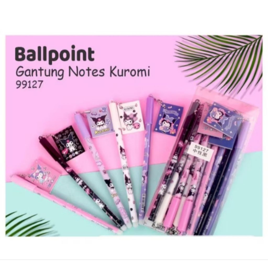 

(1 PACK / 12 PCS) BOLPEN GANTUNG / PULPEN GANTUNGAN SANRIO / PEN GEL
