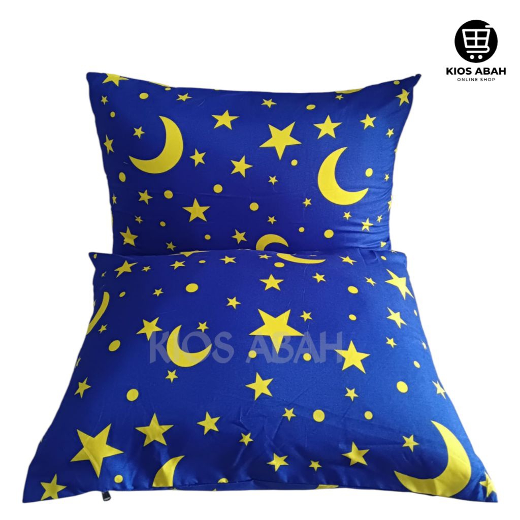 Sarung Bantal Motif Bulan Bintang Ukuran Besar