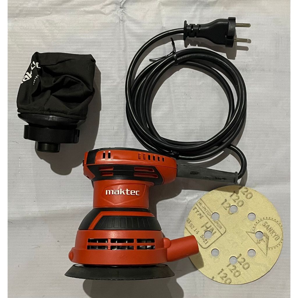 Maktec MT924 Mesin Amplas 125mm / Orbital Sander Maktec MT 924
