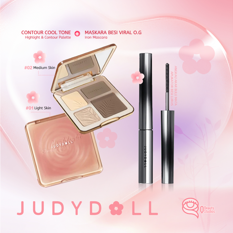 Judydoll Iron Mascara+Judydoll Highlight & Contour Palette