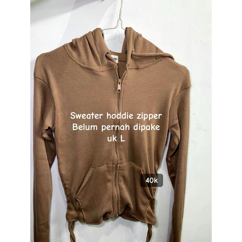 preloved hoodie zipper
